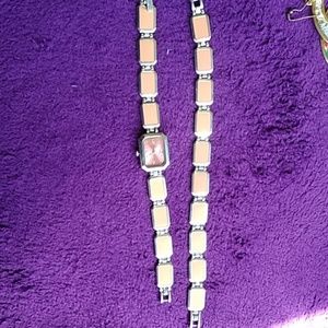 Watch and bracket set